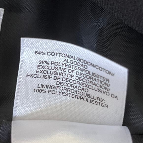 Kasper Open Blazer Jacket Zipper Detail Striped 3/4 Sleeve 4 Ivory Multi NWT - Picture 8 of 9